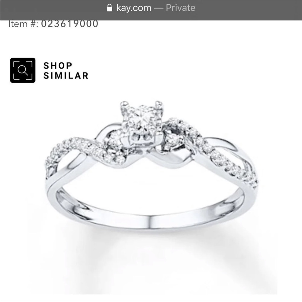 💍Kay Jewelers Size 8 Diamond Promise Ring
